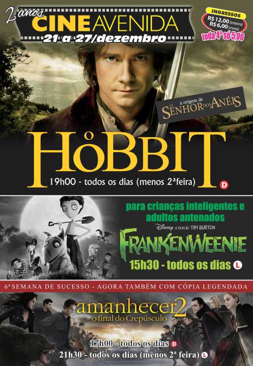 Na telona: 21 a 27 de dezembro!